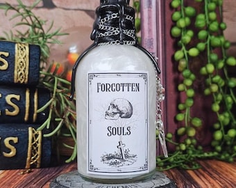 Forgotten Souls Death Potion: Medieval Fantasy Apothecary Bottle