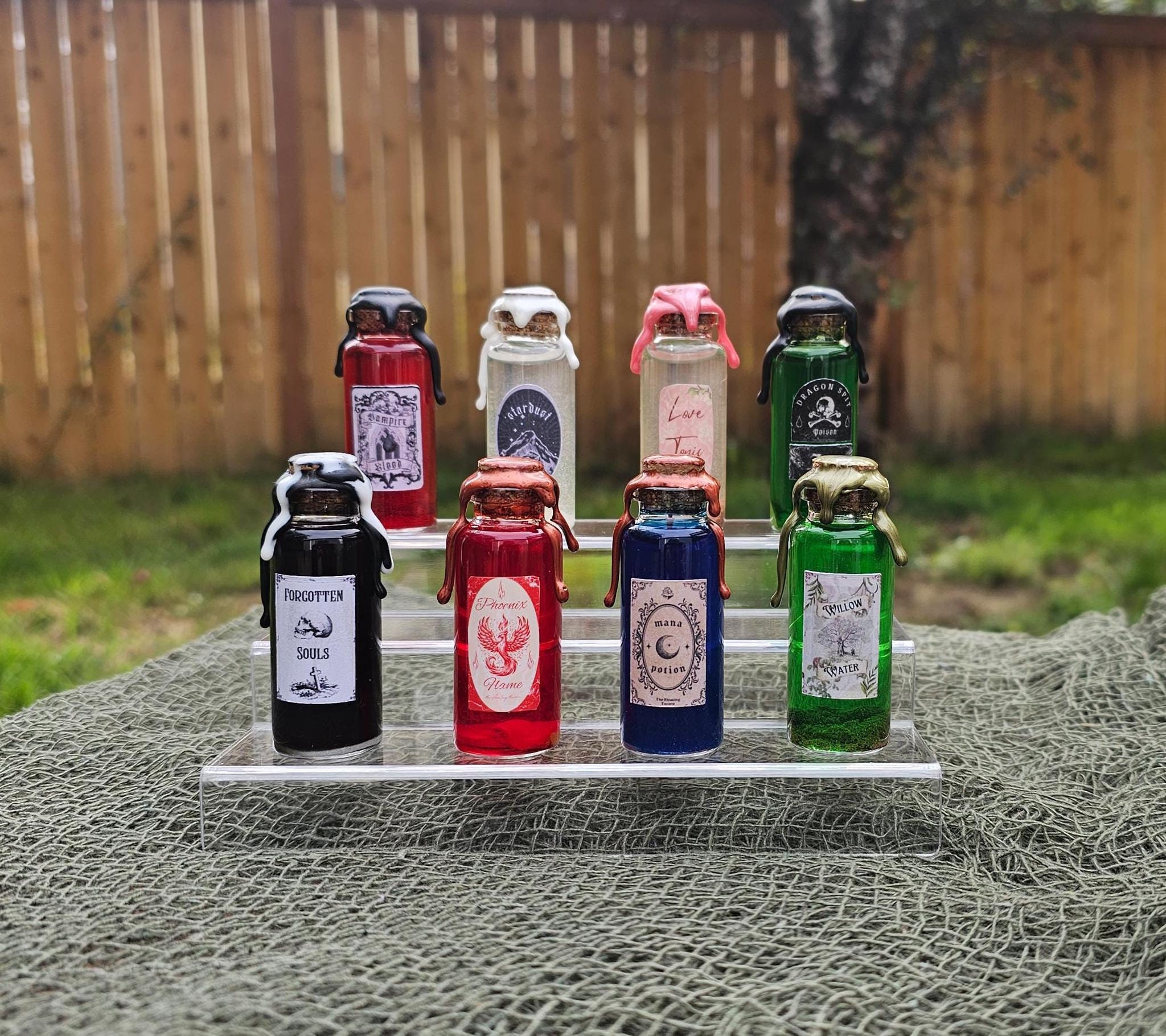 Mini Magical Potions | Color-Shifting | Choose your Magic | Medieval Fantasy | Magic Potion Bottle | Apothecary Bottles
