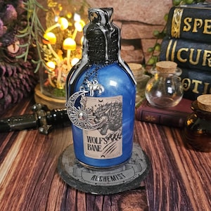 Wolf&#39;s Bane Magic Potion | Color Shifting | Medieval Fantasy Potion | Magic Potion Bottle | Apothecary Magic Bottle