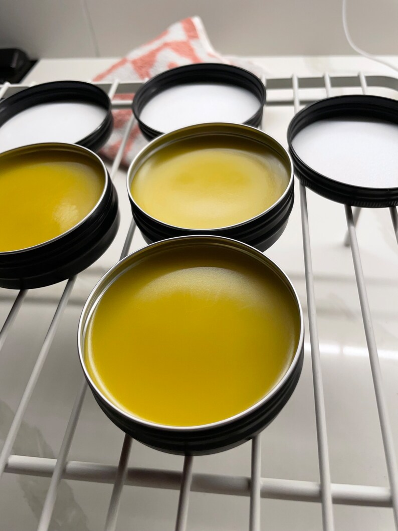 Set of 6, 2oz Paw Balm Tin for Dogs & Cats lick Safe All Natural