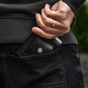 Cartera de cuero para hombre con bolsillo para monedas, Cartera para hombre, Cartera para hombre con bolsillo para monedas, Carteras de cuero para hombre, Cartera europea, Cartera para hombre con bolsillo para monedas