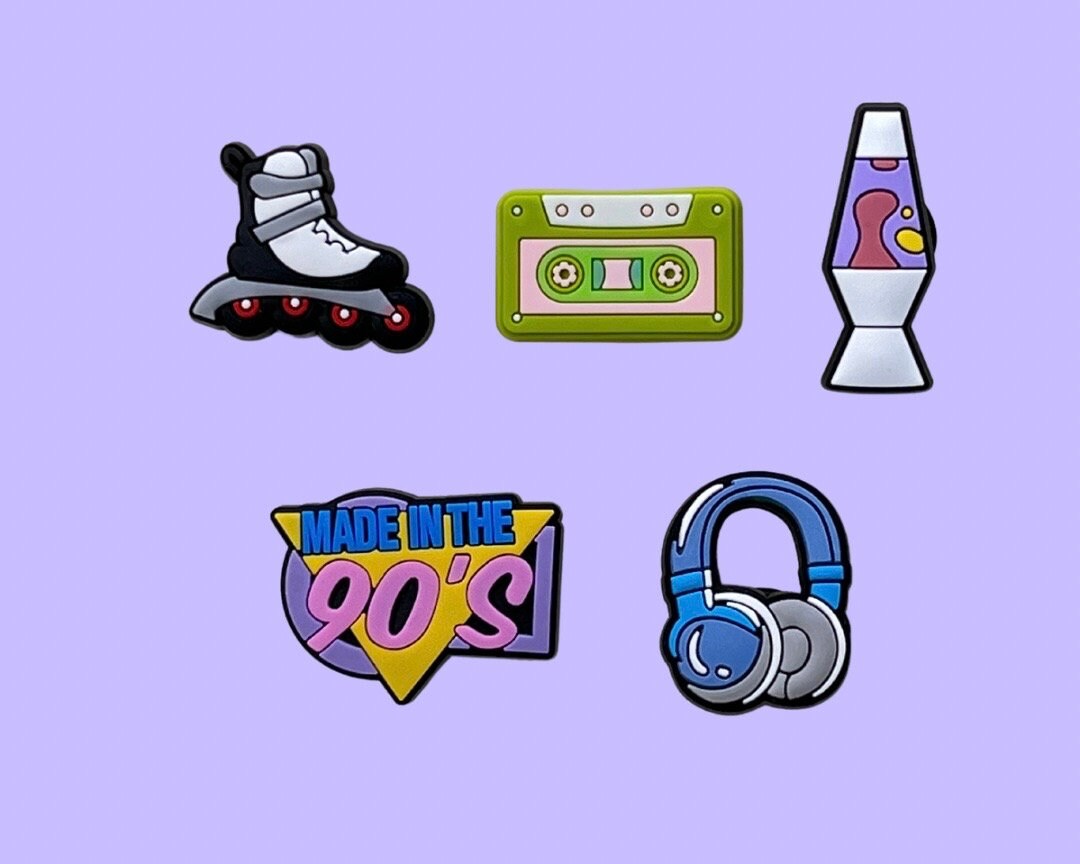 90s Croc Charms Lava Lamp Shoe Charms Clog Shoe Accessories Rollerblade