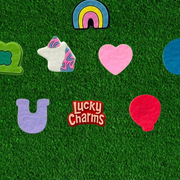 Lucky Shoe Charms | Unicorn Croc Charms | Shamrock | Rainbow | Clover | Horseshoe | Pink Heart Charms By Charm Locker