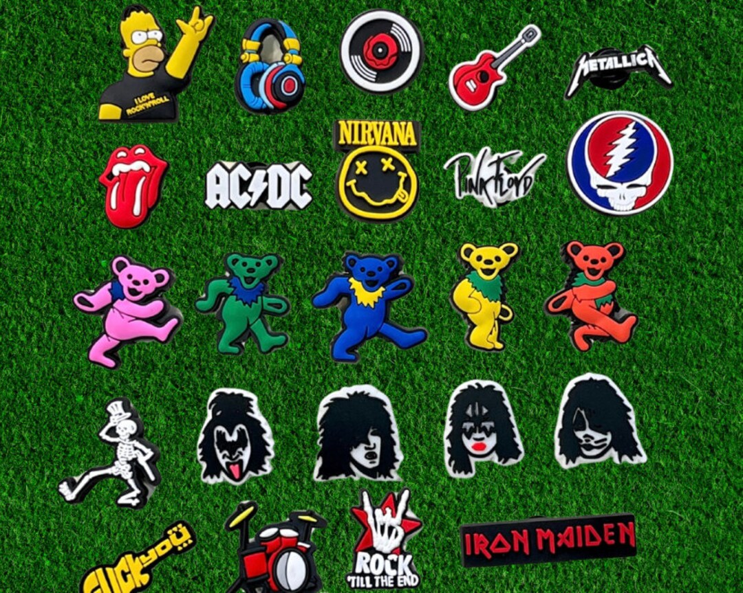 Rock Band Charms Heavy Metal Charms Classic Rock Rock Music Croc