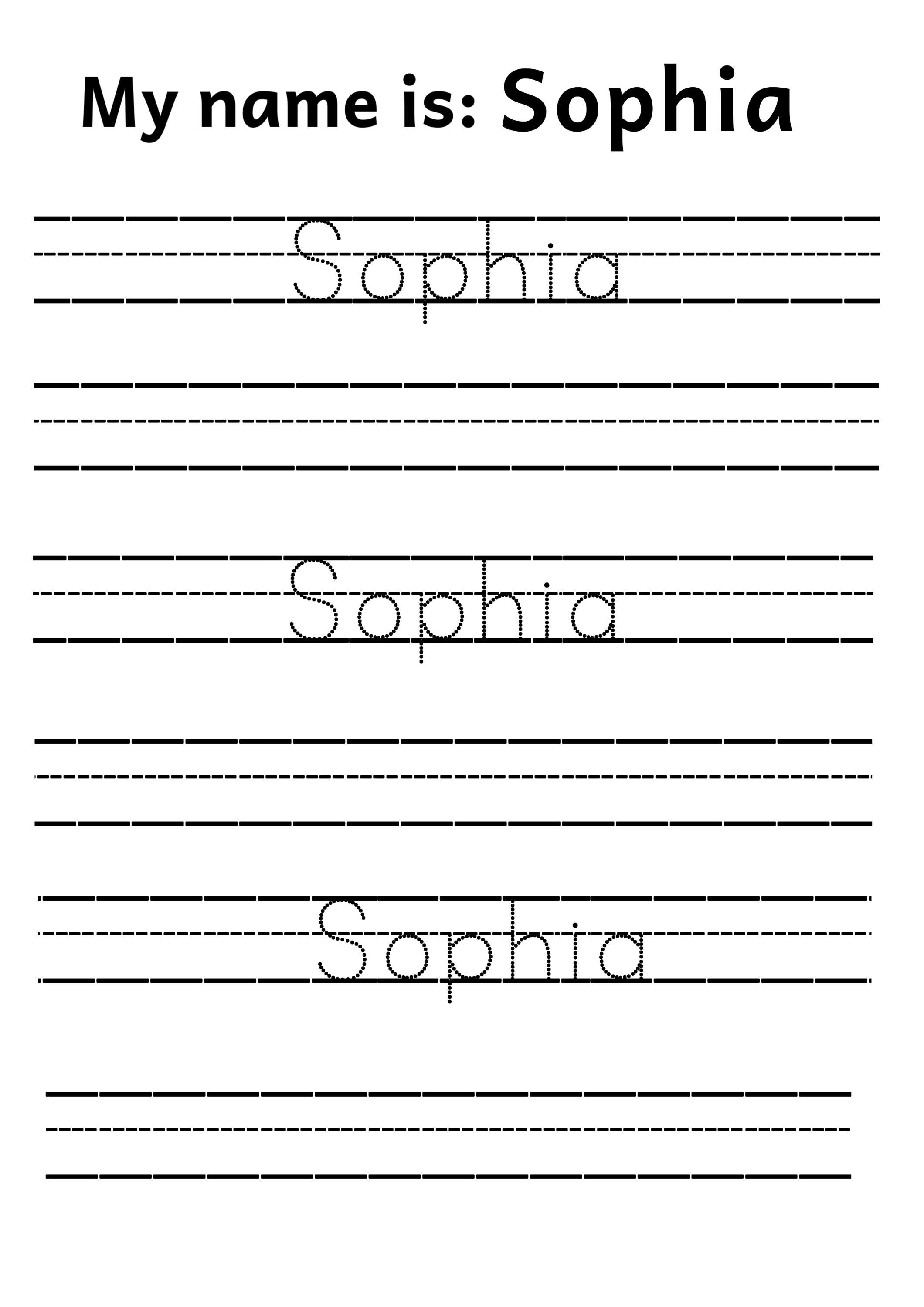 Custom Name Tracing Worksheets | Personalized Handwriting Practice PDF ...