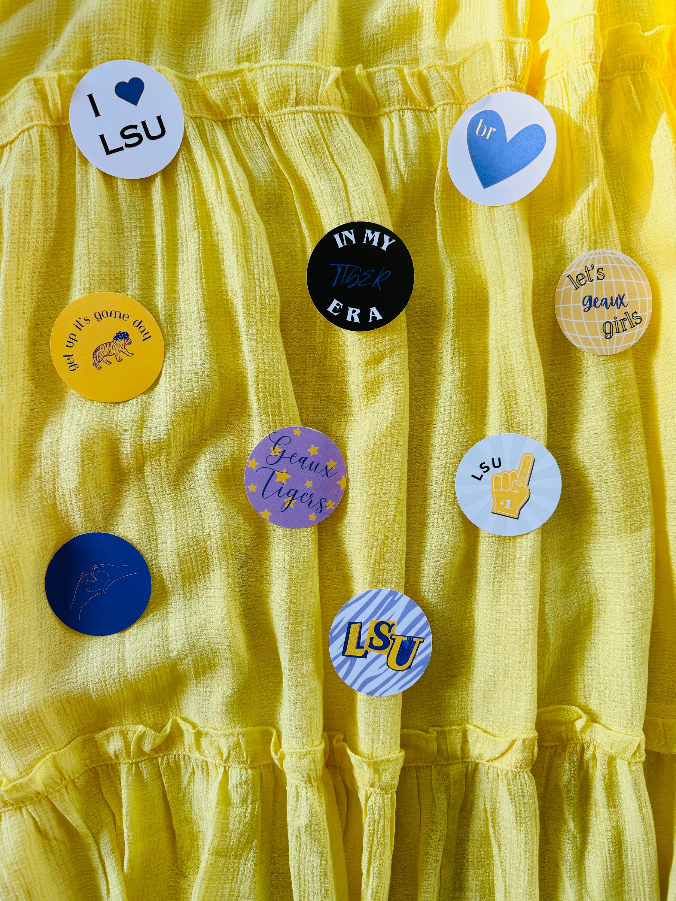 Louisiana State University Buttons | LSU College Game Day Spirit ...