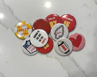 Kansas City Chiefs Buttons | Spirit NFL Game day Buttons