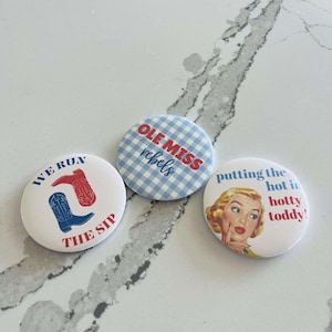 University of Mississippi | Ole Miss College Game Day Sports Buttons