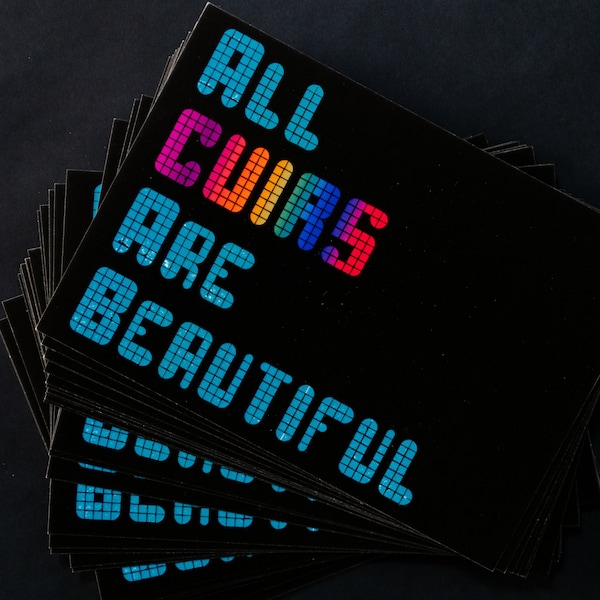 Postkarten - All Cuirs Are Beautiful - Legodruck design A6