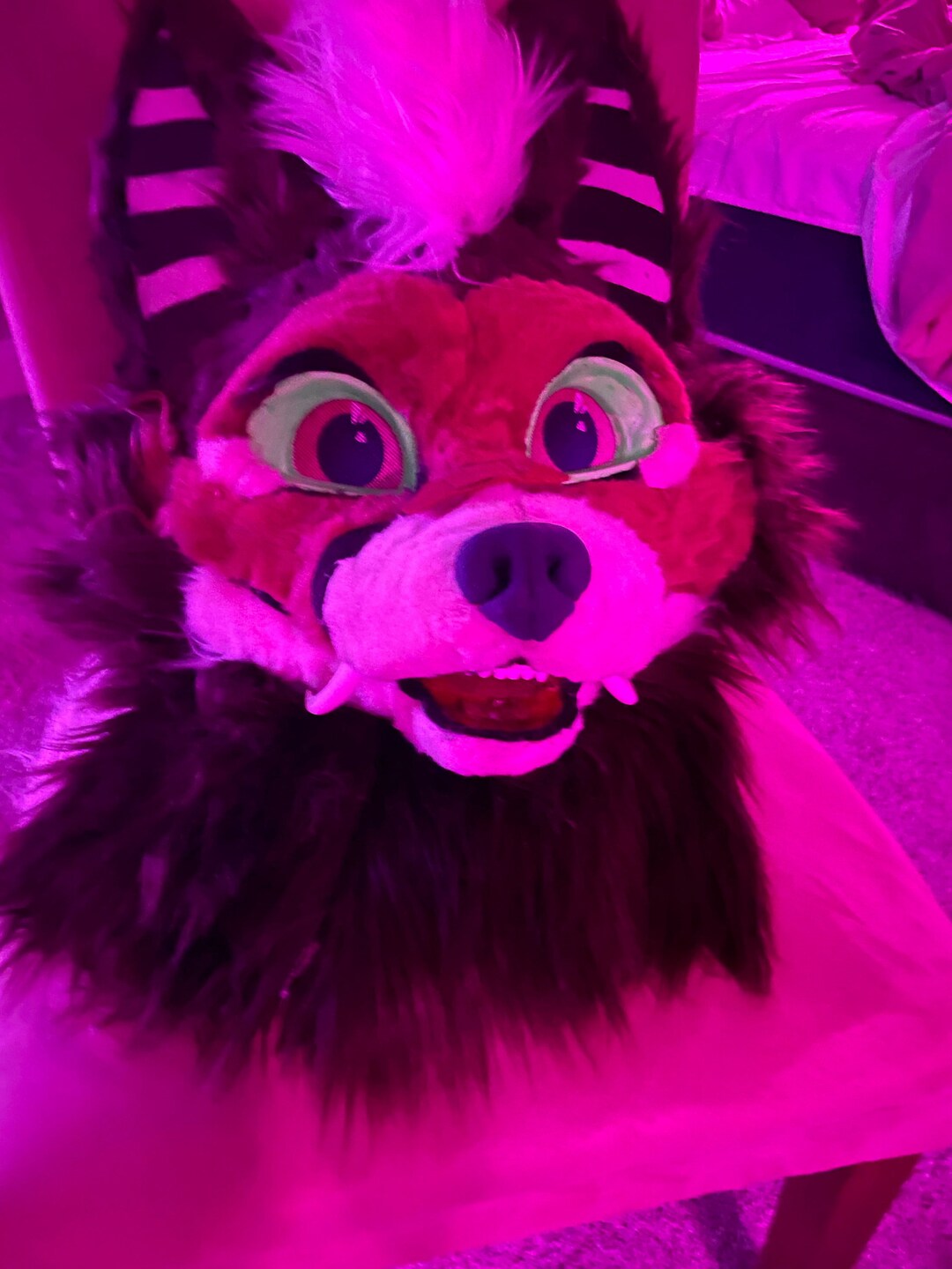 Glowing Dog Fursuit Head Etsy