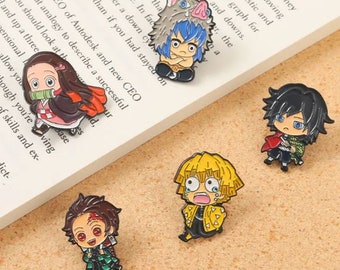 Anime lindo pin de esmalte suave japonés