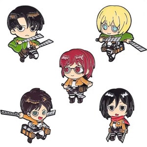 Cute Anime Titans AOT Enamel Pin