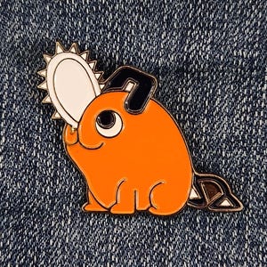 Cute Anime Japanese Brooch Enamel Pin Chainsaw Kawaii