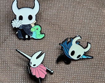 Pin esmaltado kawaii de anime de videojuegos indie huecos para jugadores populares