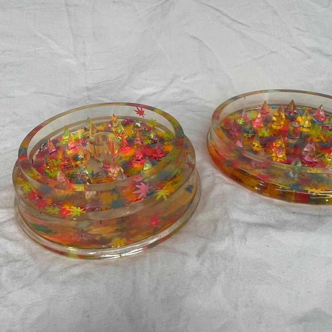 Girly Clear Herb Grinder Etsy