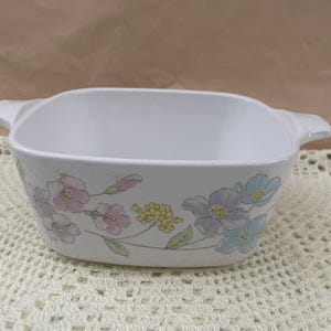 CorningWare Pastel Bouquet-P-43-B-Cacerola sin tapa