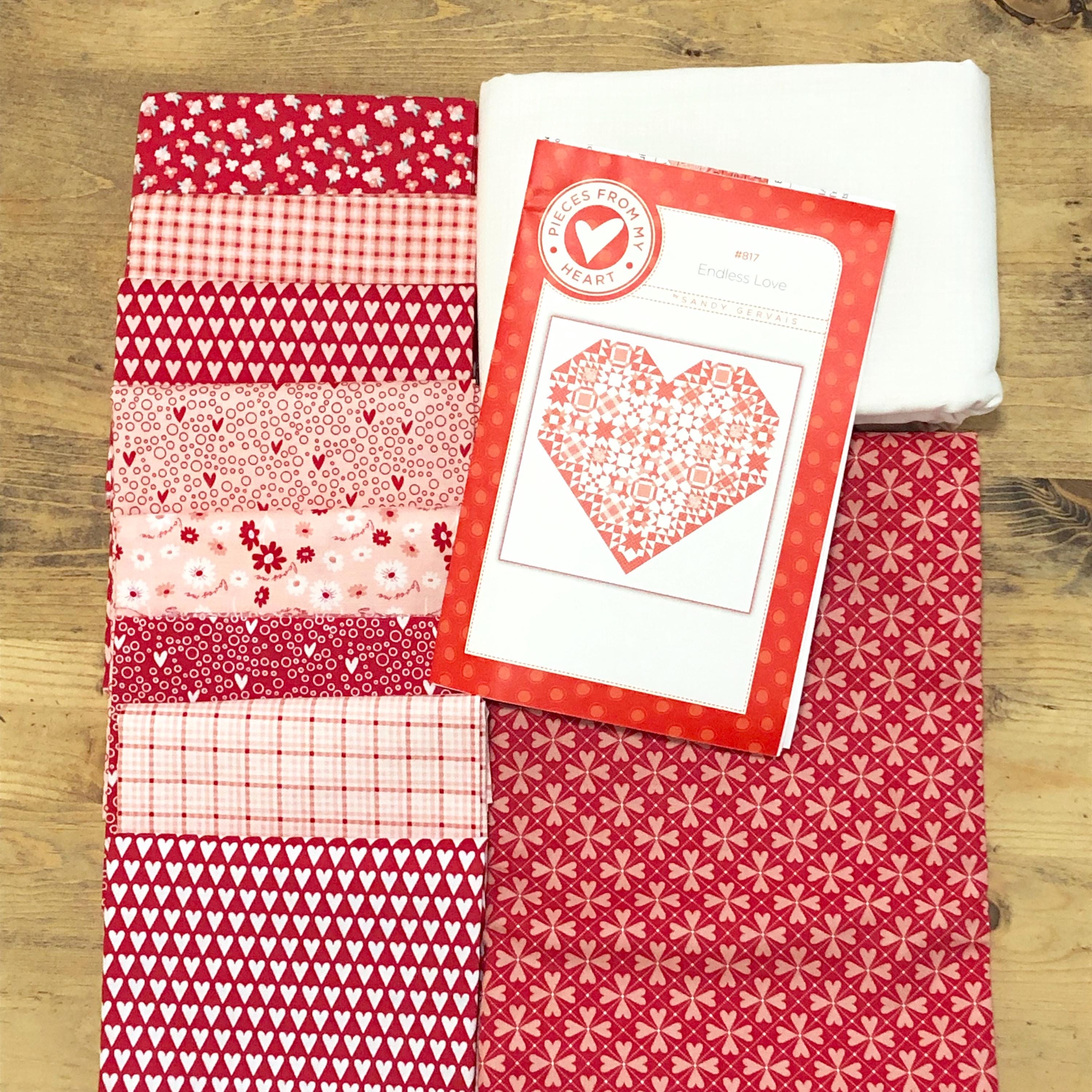 Endless Love Quilt Box Kit by Sandy Gervais and Riley Blake Designs - Etsy