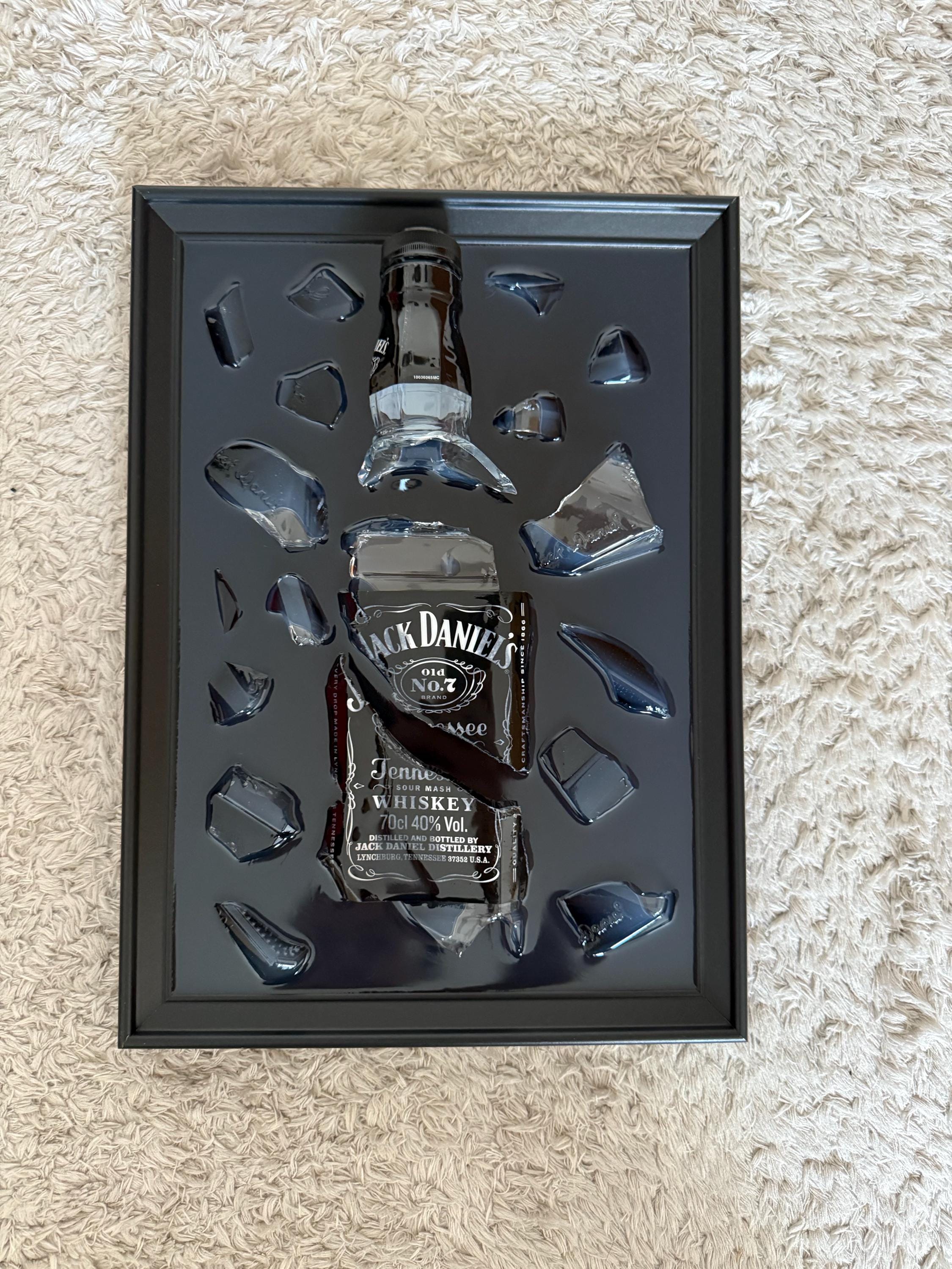 Jack Daniel’s Flaschenständer Aus Holz – Mit 25 Ml Messspender, Offizielles Merchandise