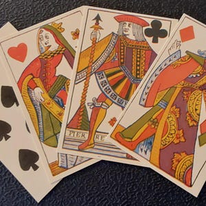 Cartas de Baralho Inglesas do Século XVIII
