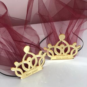 Personalized Henna Bridesmaid Crown: Bachelorette Party Gift