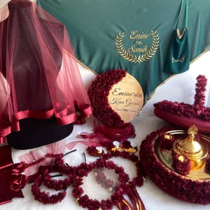 Henna Night Set - Hennanacht Set - Coffret De Nuit Au Henné - Kına Gecesi Seti - Bride Special - Bridesmaid Gift - Groom Gift -  GNCGL