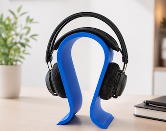 Elegant Headphone Stand, Many color options, 3d printed, functional, decorative, modern, gift