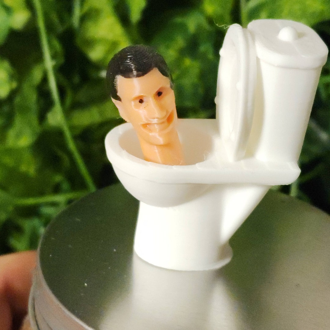 Skibidi Toilet White Skibity Skibiti Skibidi 5cm - Etsy