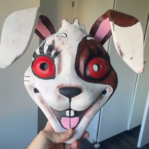 Coslive Anime FNAF Half Head Mask Vanny Puppet Resin Mask Cosplay