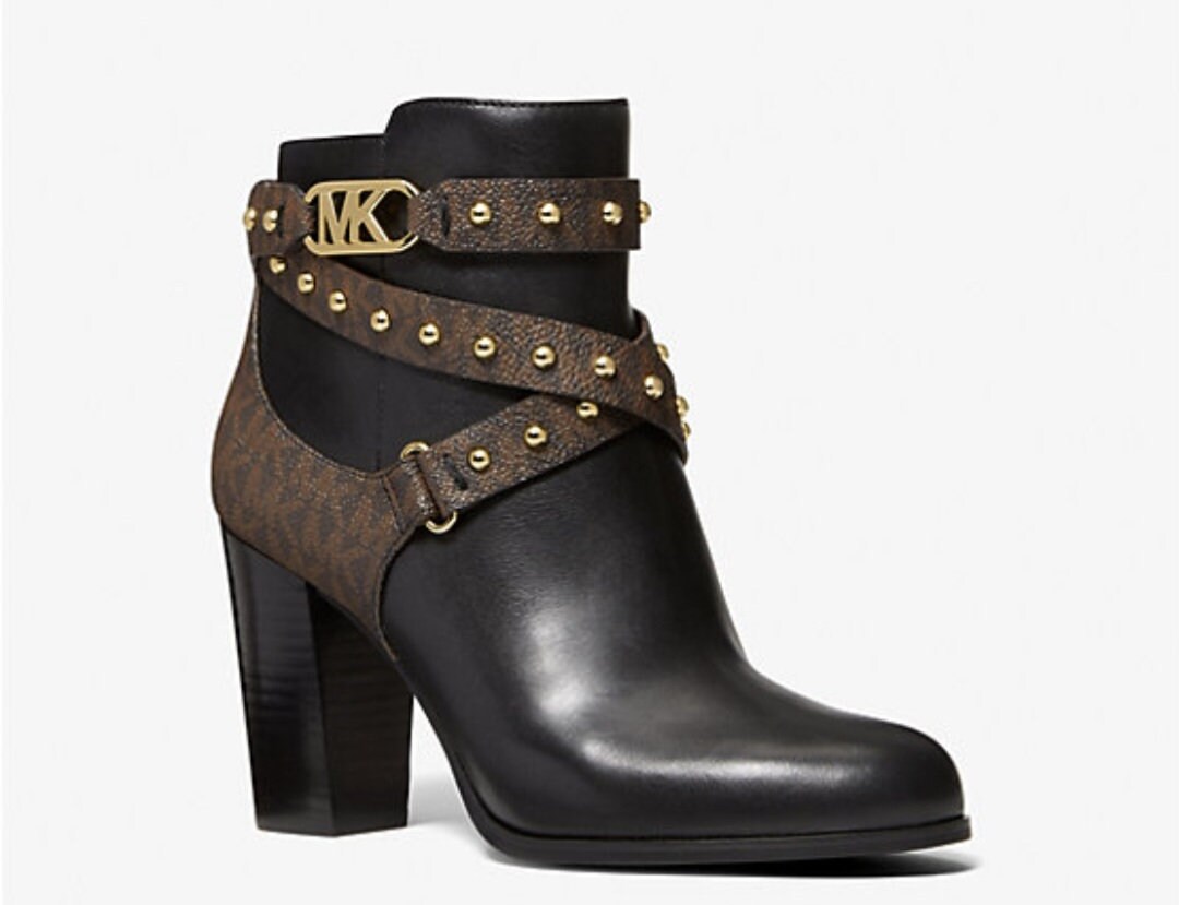 kincaid leather and logo riding boot