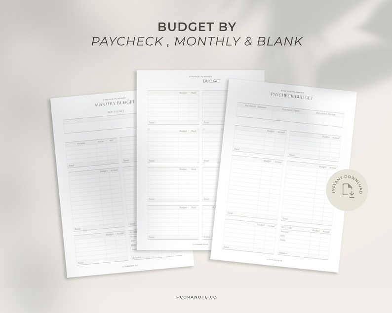 Budget By Paycheck Printable