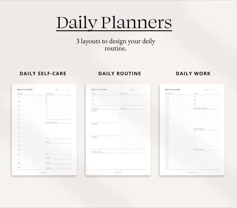daily agenda, daily schedule planner, Printable Daily Planner Template.