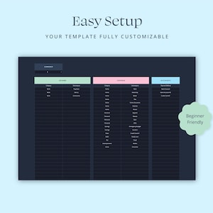 Financial Planner template