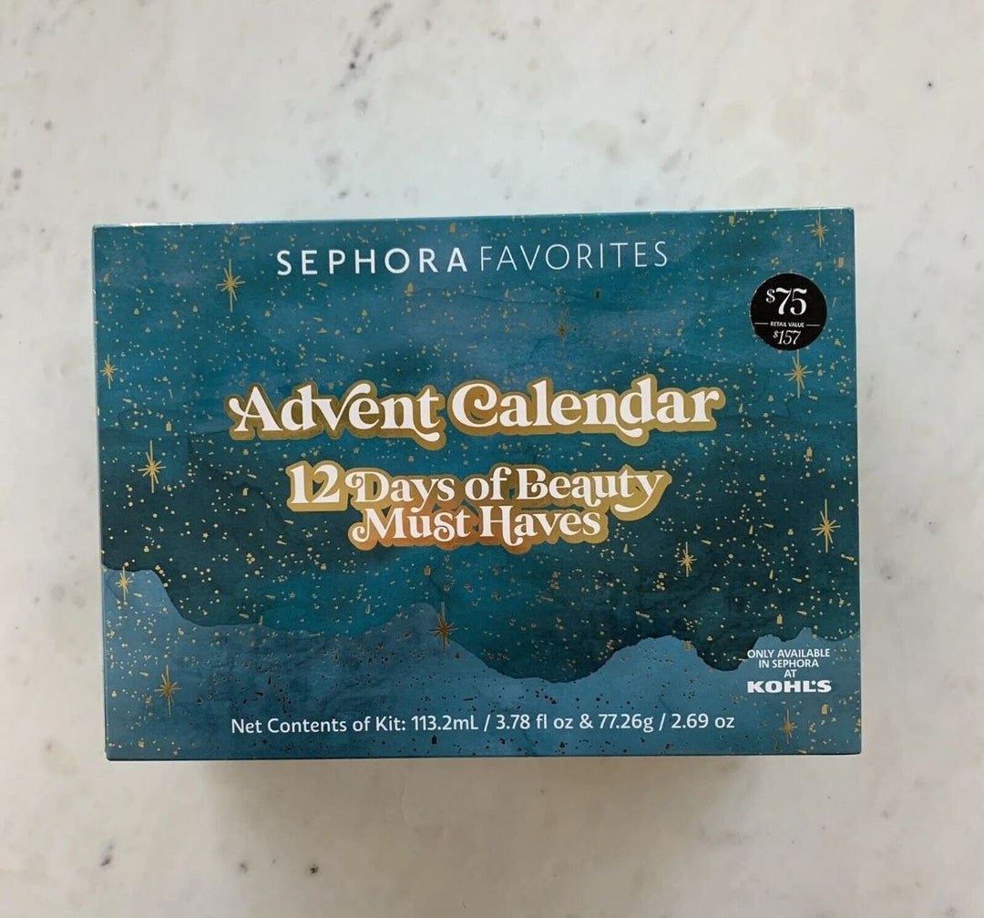 Sephora Favorites Holiday Advent Calendar Set 12 Days of Etsy UK