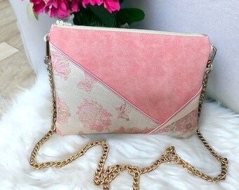 Pink wedding clutch, evening clutch, elegant clutch, wedding bag, clutch bag