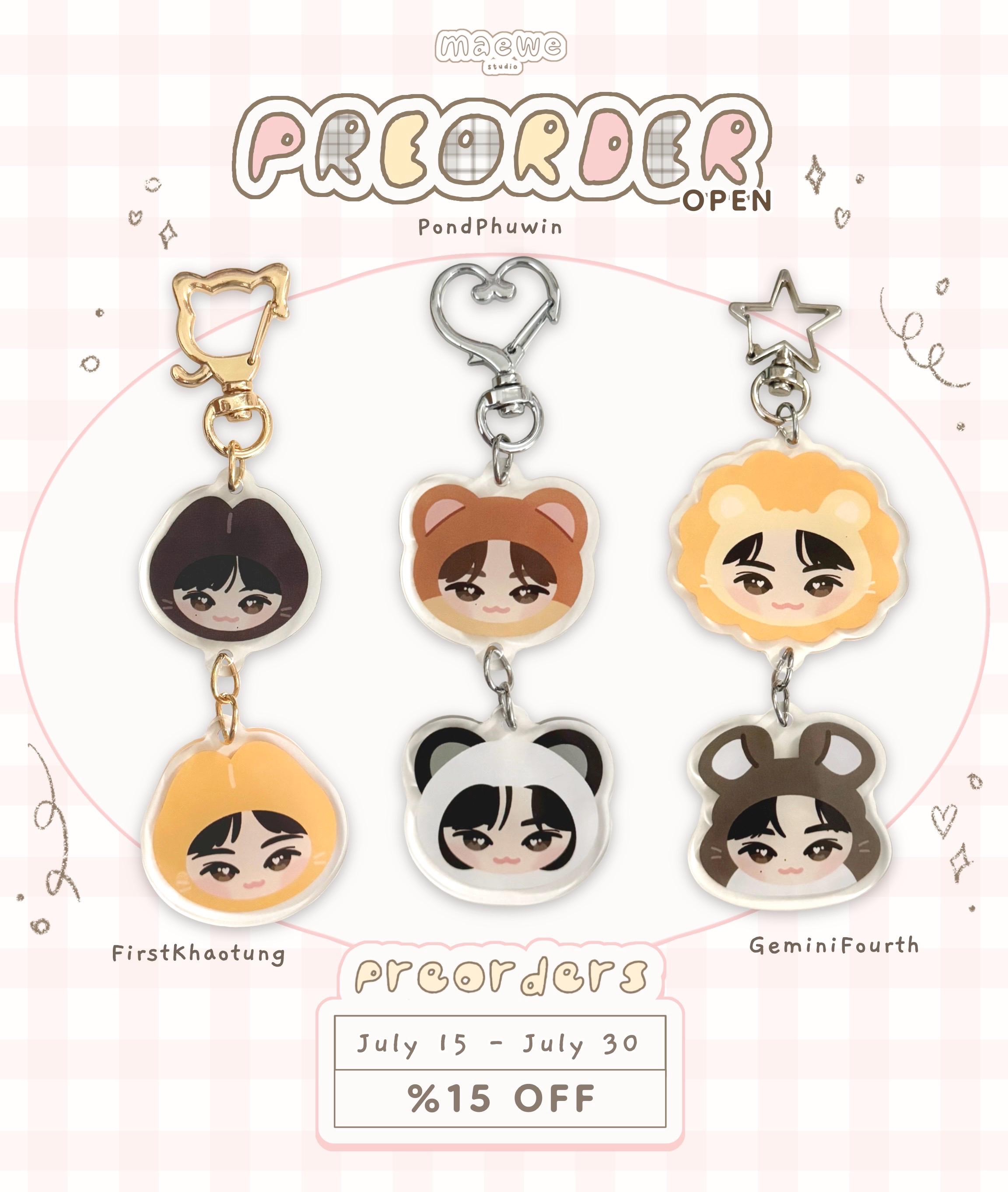 pondphuwin トレカ phone charm sticker charm Pondphuwin - Etsy