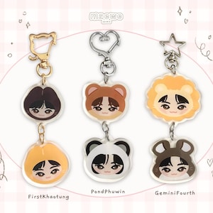 GMMTV Couple Keychains (FirstKhaotung, PondPhuwin, GeminiFourth)