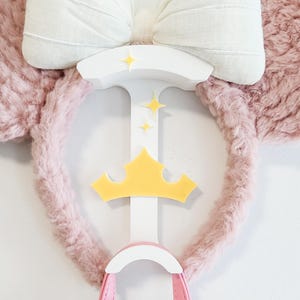 Princess Crown Mouse Ear and Backpack Wall Hook | Loungefly Backpack, Backpack Display, Mouse Headband Display, Disney Ears | Bag Display