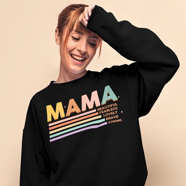 Sweat-shirt maman Starke Mama Pullover Geschenk für Mama Geschenk Muttertag Pullover Geschenkidee Muttertagsgeschenk Mom Geburtstag Mutter