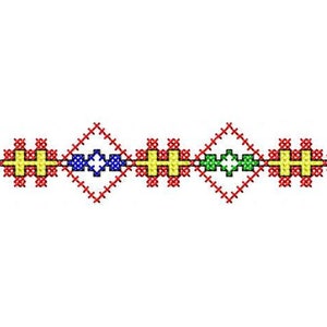 M23 - Bulgarian embroidery, shevitsa, cross stitch