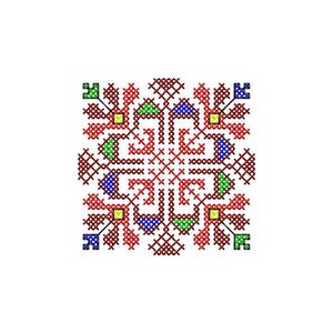 134 - Bulgarian embroidery, shevitsa, cross stitch