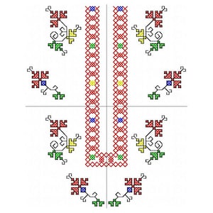 391 - Bulgarian embroidery, shevitsa, cross stitch