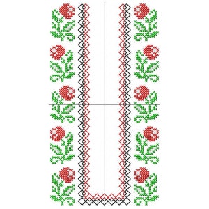 271 - Bulgarian embroidery, shevitsa, cross stitch, shevitsa
