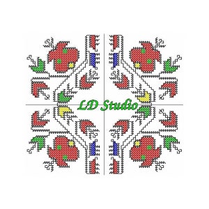 204 - Bulgarian embroidery, shevitsa, cross stitch