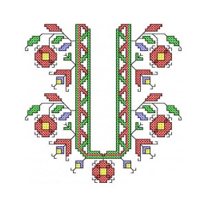 326 - Bulgarian embroidery, shevitsa, cross stitch, shevitsa.