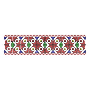 M21 - Bulgarian embroidery, shevitsa, cross stitch