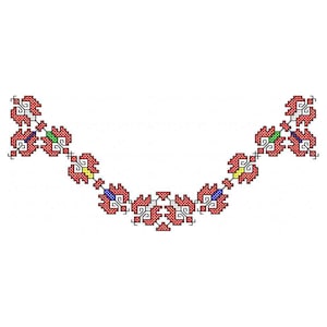 336 - Bulgarian embroidery, shevitsa, cross stitch, shevitsa.