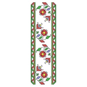 322 - Bulgarian embroidery, shevitsa, cross stitch, shevitsa.