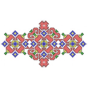 M18 - Bulgarian embroidery, shevitsa, cross stitch
