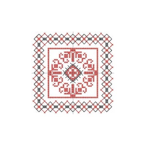 M15B - Bulgarian embroidery, shevitsa, cross stitch