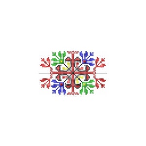 224 - Bulgarian embroidery, shevitsa, cross stitch